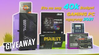 VLOG Php 40K Ryzen Gaming PC Build Guide 2021  Unboxing GIVEAWAY Ph [upl. by Nylitsirk]