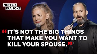 Hot Takes Comedy Couple Christina P amp Tom Segura On Being Parents [upl. by Chiles]