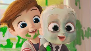 The Boss Baby  Tim and Boss Baby escape from Eugene [upl. by Ayotac525]