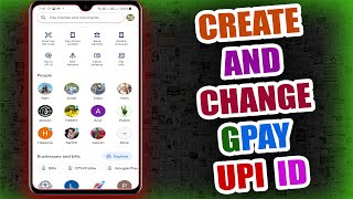 How To Create New UPI ID In Gpay Tamil [upl. by Noryk]