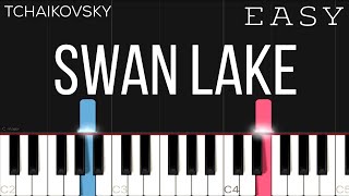 Tchaikovsky  Swan Lake Theme  EASY Piano Tutorial [upl. by Chlo820]