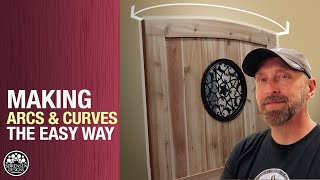 Making Arcs amp Curves The Easy Way  Woodworking [upl. by Aiuqat]