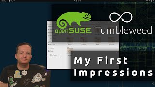 openSUSE Tumbleweed My First Impressions [upl. by Amaerd]