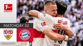 VfB Stuttgart gegen FC Bayern München 31 Highlights  Bundesliga 202324 [upl. by Hachman]