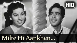 Milte Hi Aankhen HD  Babul Songs  Dilip Kumar  Nargis  Talat Mahmood  Filmigaane [upl. by Pattani246]