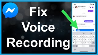 How To Fix Messenger Voice Record Not Working [upl. by Odlanar]