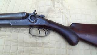 Remington model 1889 12 gauge double barrel shotgun early model grade 1 [upl. by Teirtza]