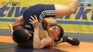 🤼  Wrestling  German Championships 2019 Cadets Freestyle  48kg Gold  HOLSTEIN vs HANKE [upl. by Losse]