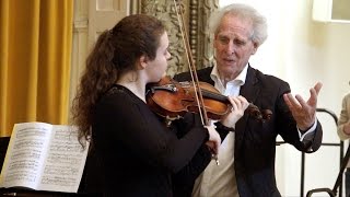 Mozart Violin Concerto no 4  1st and 2nd movements Benjamin Zander  Interpretation Class [upl. by Clift96]