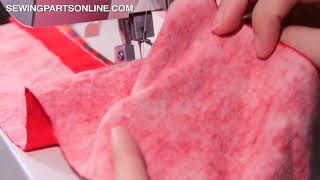 How To Create A Flatlock Stitch Serger  Overlock Machine [upl. by Ayekat]