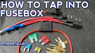 HOW TO SAFELY TAP INTO THE CAR FUSEBOX [upl. by Sadinoel793]