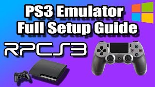 Connecting A PlayStation 4 Controller To RPCS3 Windows PlayStation 3 Emulation On Windows [upl. by Gans]