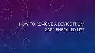 How to remove ZAPP user from Zscaler Portal [upl. by Favrot]