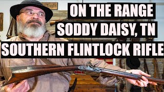 ON THE RANGE WITH THE c1820 36 CALIBER SODDYDAISY FLINTLOCK RIFLE [upl. by Eneles]