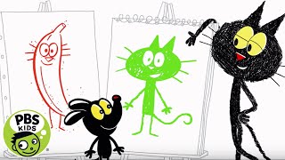 How to Draw Scribbles  PBS KIDS [upl. by Haggi]