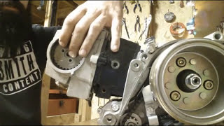 110cc Chinese motor tear down timing [upl. by Scrope]