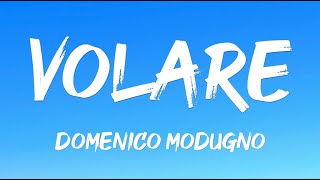 VOLARE  DOMENICO MODUGNO Testo  Lyrics [upl. by Huldah]