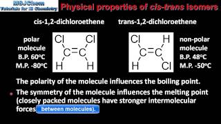 203 Physical properties of cistrans isomers HL [upl. by Karim]