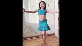 bellydance perfect baby girl belly dance short video [upl. by Emiatej]