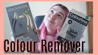 Removing Red Hair Dye  Colour B4 Vs Colourless [upl. by Fabrice736]