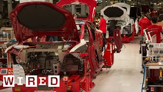 How the Tesla Model S is Made  Tesla Motors Part 1 WIRED [upl. by Stephania]