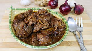 Adobong Atay ng Manok  Chicken Liver Adobo [upl. by Bouldon]