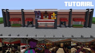 Minecraft Tutorial How To Build Freddy Fazbears Pizza Restaurant Part 1 [upl. by Jeannie108]