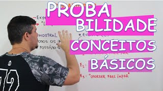 PROBABILIDADE CONCEITOS BÁSICOS [upl. by Marlo153]