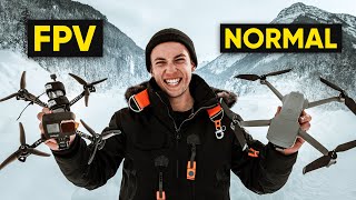 FPV vs NORMAL DRONES  Which One Is More Cinematic [upl. by Ohce]