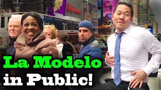 OZUNA x CARDI B  quotLa Modeloquot  SINGING IN PUBLIC [upl. by Munniks613]