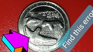 2017 Effigy Mound quarter error that could be worth money [upl. by Nosredneh]