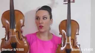 Stentor I vs Stentor II 1400 vs 1500 Violin REVIEW [upl. by Jarietta]