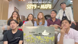 COUSINS REACT TO SB19 MAPA  OFFICIAL LYRIC VIDEO [upl. by Aivek]