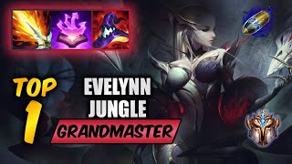 Wild Rift Evelynn TOP 1  S15 rank game  build [upl. by Ludvig]