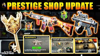 Prestige Shop UPDATE ADDS BLUEPRINTS in Black Ops Cold War [upl. by Jaal521]