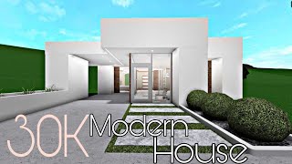 BLOXBURG 30K MODERN HOUSE  NOGAMEPASS [upl. by Nede616]