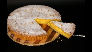 Torta Della Nonna  Italian Grandmas Custard Pie [upl. by Ailedamla]