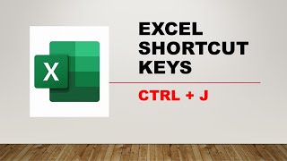 Microsoft Excel Shortcut Keys In 1 Minute  CtrlJ [upl. by Augie]