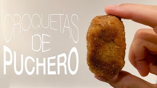 CROQUETAS DE PUCHERO  receta de la abuela [upl. by Arick180]