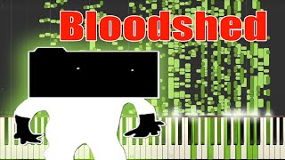 FNF vs Ron OST  Bloodshed MIDI  BLOODSHED Piano sound [upl. by Feriga]