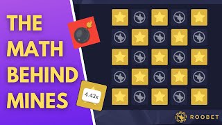 The Math Behind Roobets Mines  Crypto Casino Game Odds [upl. by Aicertal]