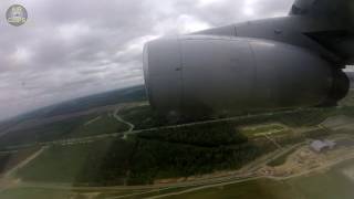 RARE Ilyushin IL76 Passenger View during Takeoff AirClips [upl. by Pieter]