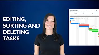 Editing Sorting and Deleting Tasks  Instagantt [upl. by Genia759]