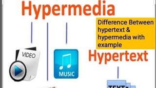 Difference between hypertext and hypermedia with exampleEcommerce for Bcom2nd SEM [upl. by Nalro492]