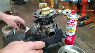 Ford Jubilee carb teardown and cleaning [upl. by Iralam]