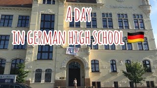 A day in German high school  EXCHANGE YEAR [upl. by Besnard]