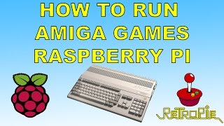 How to Set Up And Use AMIGA Emulator Retropie Raspberry pi 1 2 3 and Zero [upl. by Scharff]