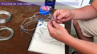 Wire Sculpture Tutorial [upl. by Maire964]