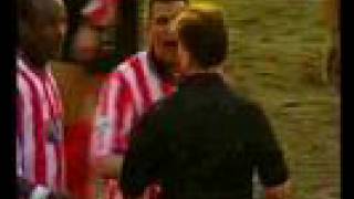 Sheffield Utd fight v WBA  6 men left [upl. by Hailat]