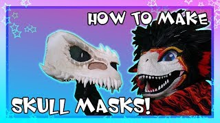 HOW TO MAKE Skull Mask Tutorial [upl. by Sosthena]